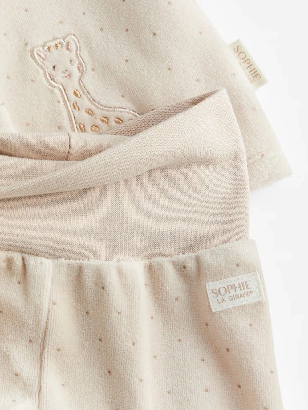 Sophie La Girafe 2 piece Velour Set